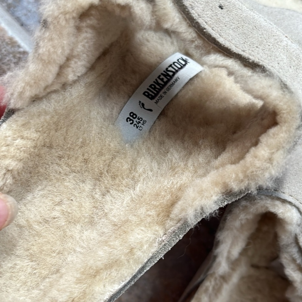 Birkenstock Arizona Shearling Slippers Sandals - Picture 13 of 13